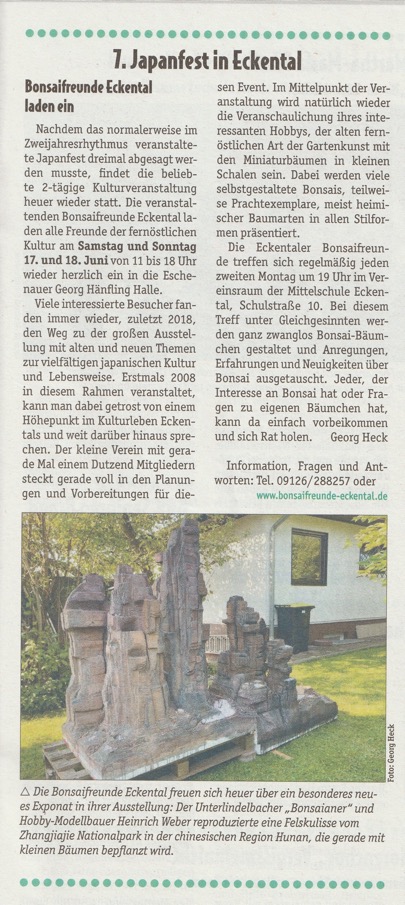 Zeitungsartikel Wochenblatt